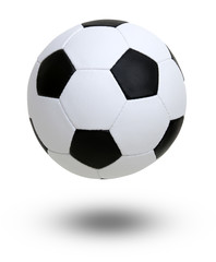 Fototapeta premium soccer ball white