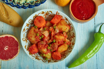 Marqa batata,  Tunisian cuisine,