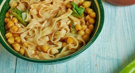 Tunisian Soup with Chard and Egg Noodles