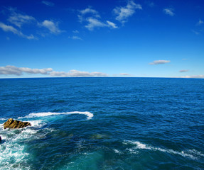 Ocean with beautiful turquoise water.