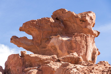 Eroded rocks at Italia Perdida in Bolivia.