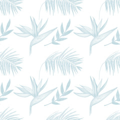 Flowers seamless pattern. . Great for packaging, label, icon.