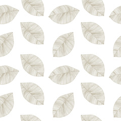 Flowers seamless pattern.  Great for packaging, label, icon.