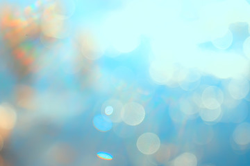 bokeh water glare / blurred background, round glare on the water surface, background river