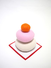 フェルト作品　鏡餅