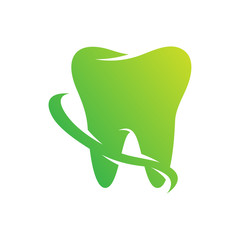 Dental Logo Design Template. Creative Dentist Logo Concept. Dental Clinic Creative Company Vector Logo.