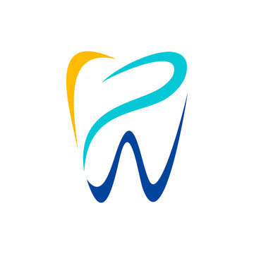 Dental Logo Design Template. Creative Dentist Logo Concept. Dental Clinic Creative Company Vector Logo.