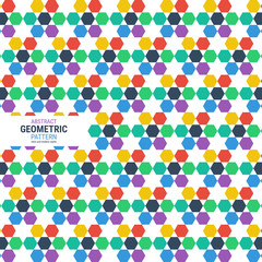 Abstract geometric pattern - retro and modern styles