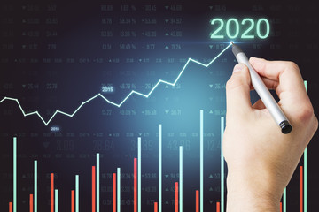 Graph of success in 2020 interface.