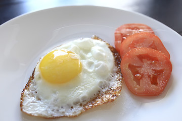 breakfast fried eggs / traditional egg breakfast
