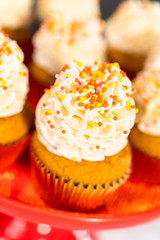 Pumpkin spice cupcake