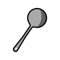 ladle - kitchen utensils icon vector design template