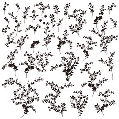 美しいベクター花素材