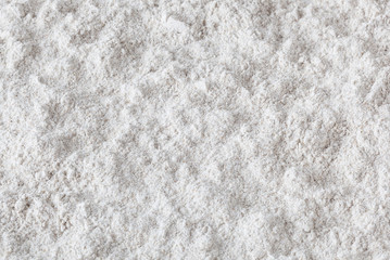 Close up of rye flour background