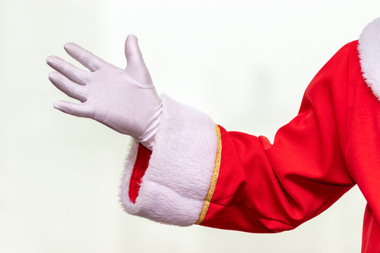 papai noel aperto de m&atilde;o