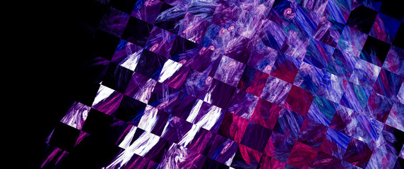 Grungy background in dark colors. Styling under the racing flag. The theme of competition, speed, victory.