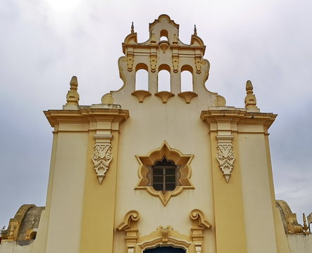 Martil, Cetro Lerchundi, former Spanish church, now library, Tetouan, Morocco