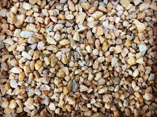 Gravel and pebbles background texture.