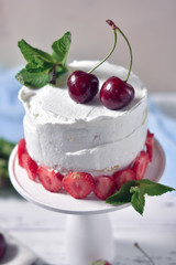 cake with cherry