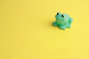child toy for green frog bathtub