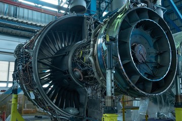 Gas turbine power plant engine.
