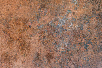 Texture of rusty steel sheet. Smooth sheet of metal container.
