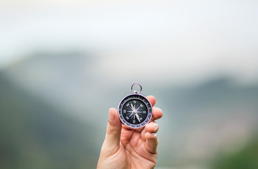 Using compass to guide yourself