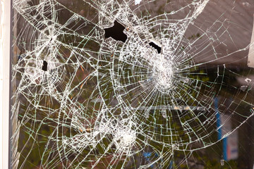 Broken Glass, Ground, Wall surface texture for decoration background