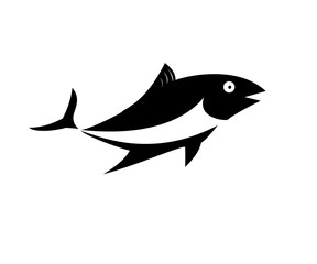 Fresh fish vector logo design