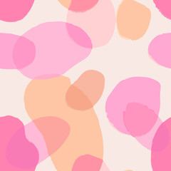 Blots seamless pattern. Vector background.