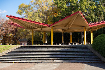 公園の休憩所