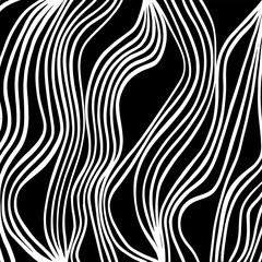 Fototapeta premium Grunge brush pattern. Texture. White and black vector.
