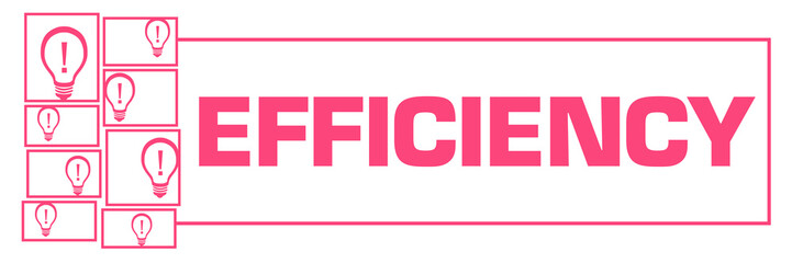 Efficiency Pink White Bulbs Grid Left Box Horizontal 