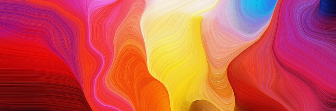 horizontal colorful abstract wave background with crimson, khaki and very dark violet colors. can be used as texture, background or wallpaper