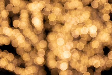 Glowing background solid coating bokeh warm white light LEDs