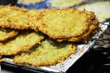 Delicious Hungarian food at a garden party