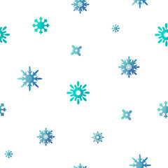 Winter season seamless pattern.