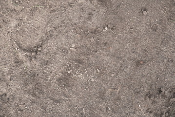   ground soil with traces background   