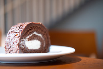 Chocolate swiss roll