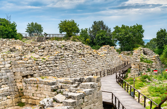 Ancient City Of Troy In Turkey