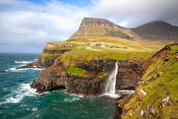 Gasadalur waterfall, Faroe Islands