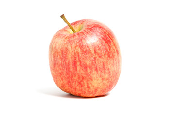 Fresh red apple  on white background. Isolated concept and clipping path.