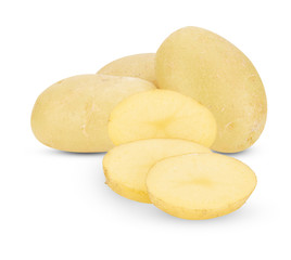 potato isolated on white background
