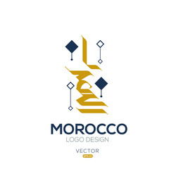 Creative Arabic typography Mean in English ( Morocco ) , Arabic Calligraphy  