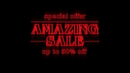 Amazing sale, special offer, up to 50 off
