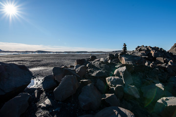 Glacier in the South East of Iceland