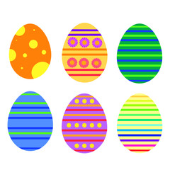 vector Easter egg. Cute cartoon illustration.