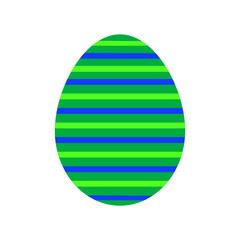 vector Easter egg. Cute cartoon illustration.