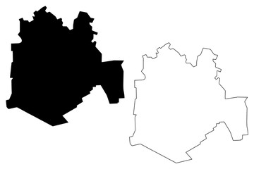 Cimislia District (Republic of Moldova, Administrative divisions of Moldova) map vector illustration, scribble sketch Cimislia map