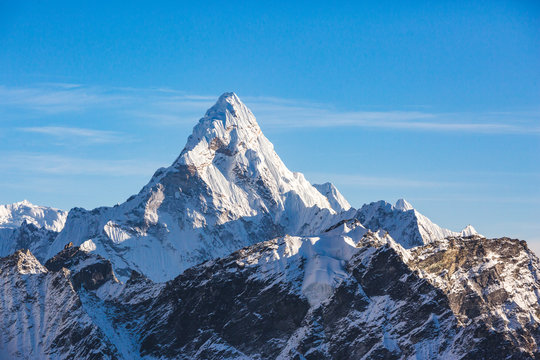 Ama Dablam view from Kala Patar Mount. Nepal